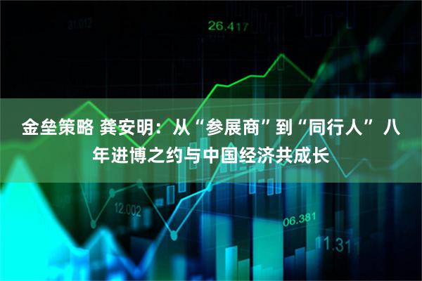 金垒策略 龚安明:从“参展商”到“同行人” 八年进博之约与中国经济共成长
